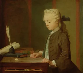 Barn med en Teetotum, 1738